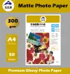 300g Ekman color inkjet card paper, A4 double-sided color inkjet card, 50 sheets of color inkjet paper details Picture